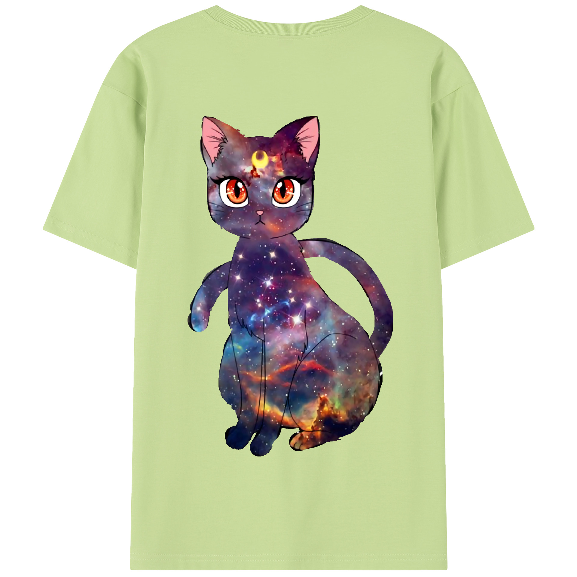 （画像用） 美少女戦士セーラームーン Sailor Moon 綿100％半袖Tシャツ（背面プリント）